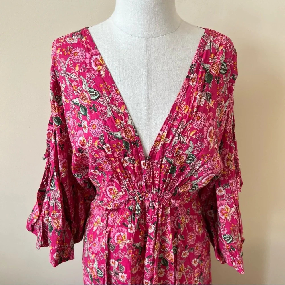 Misa Los Angeles Johanna Dress In pink Falaise Floral 17476 - Picture 8 of 15
